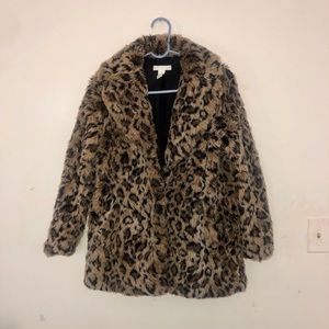H&M faux fur coat